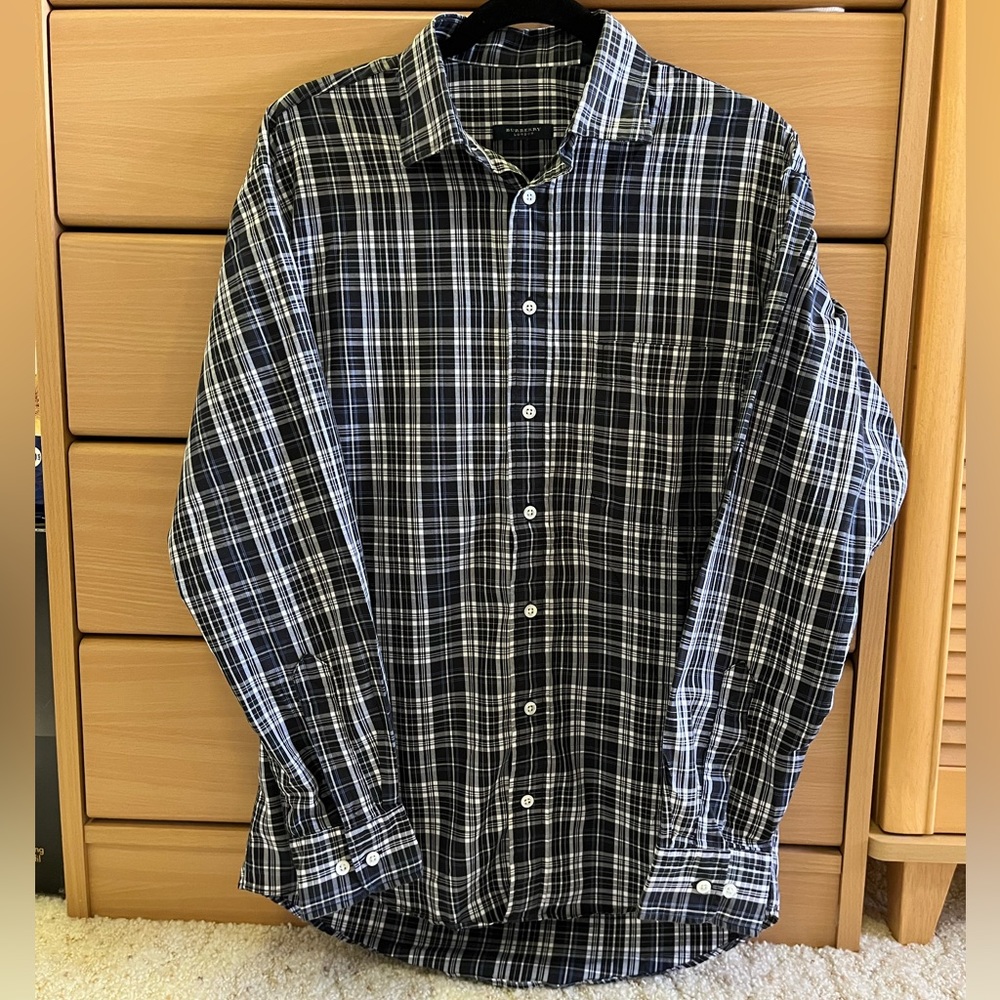 Brand New Burberry Plaid Shirt - Made in USA